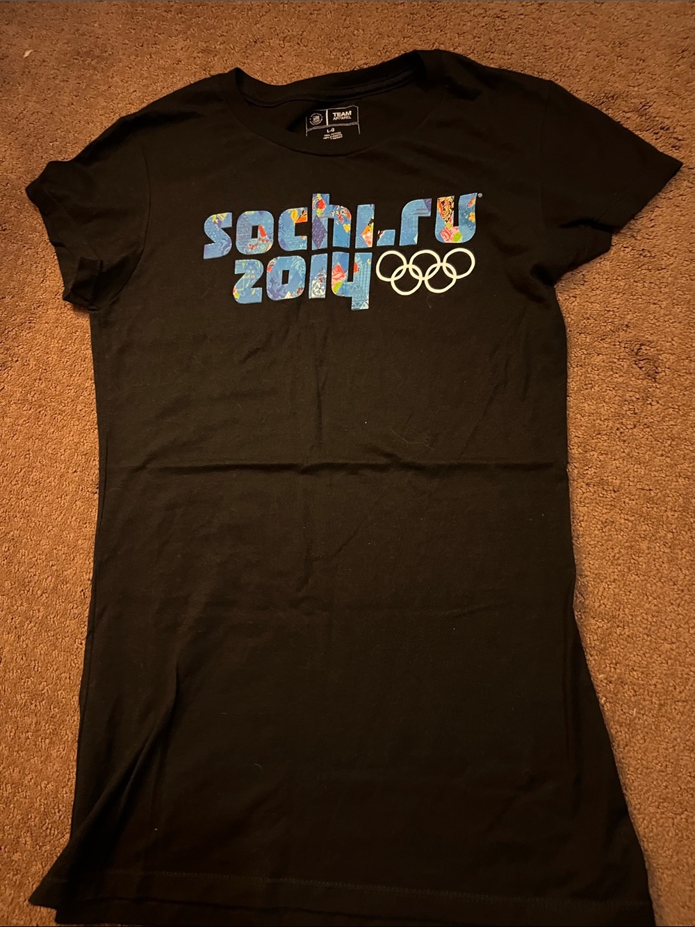 Sochi 2014 Black Women's Tshirt